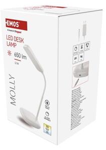 EMOS LED stolní lampa MOLLY, bílá 1538200800