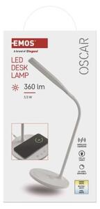 EMOS LED stolní lampa OSCAR, bílá 1538200600