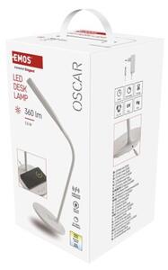 EMOS LED stolní lampa OSCAR, bílá 1538200600