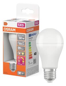 Matná LED žárovka E27 STAR 8 W, laditelná bílá, náhrada 60 W
