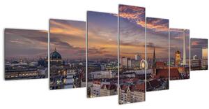 Obraz - Západ slunce nad Berlínem (210x100 cm)