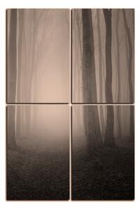 Obraz na plátně - Mlha v lese - obdélník 7182FE (120x80 cm)