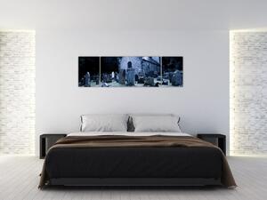 Obraz - Temná noc (170x50 cm)