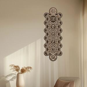 Dřevěná dekorace Čakrový panel | Rozměry (cm): 27x80 | Zvolte barvu dekoru: Dub Sonoma-Wenge