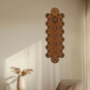 Dřevěná dekorace Čakrový panel | Rozměry (cm): 20x60 | Zvolte barvu dekoru: Třešeň-Wenge