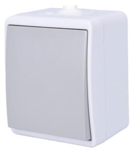 Solight 5B303 - Jednopólový vypínač do vlhkého prostředí IP54