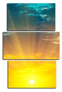 Obraz na plátně - Západ slunce - obdélník 7200C (120x80 cm)
