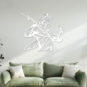 Dřevěná dekorace ZEUS | Rozměry (cm): 40x35 | Zvolte barvu dekoru: Bílá