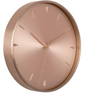 Time for home Béžové kovové nástěnné hodiny Liopé 30 cm