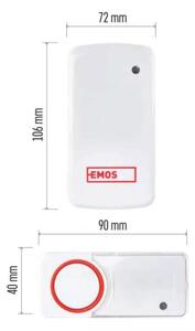 SADA Bezdrátový zvonek do zásuvky + 2x tlačítko 230V IP44