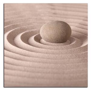 Obraz na plátně - Relaxační kámen - čtverec 3192A (50x50 cm)