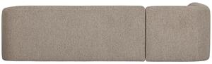 Hoorns Béžová čalouněná rohová pohovka Amir 274 cm, levá