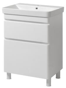 Lavedo Vivace White 60 koupelnová skříňka s umyvadlem, lesk
