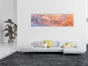 Obraz - Mrazivé svítání (170x50 cm)