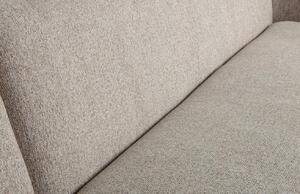 Hoorns Béžová čalouněná rohová pohovka Amir 274 cm, levá