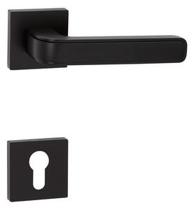 COBRA kování Linda-S (černá) Provedení: BB - klika/klika s otvorem pro pokojový klíč