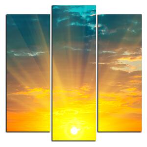 Obraz na plátně - Západ slunce - čtverec 3200C (75x75 cm)