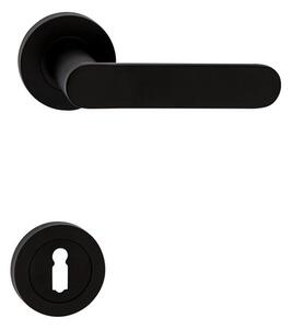 COBRA kování Zoe-R (černá) Provedení: BB - klika/klika s otvorem pro pokojový klíč