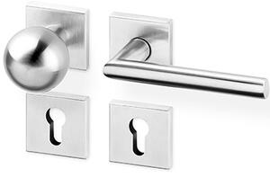 ACT dveřní kování DORA R HR SlideBloc light PK (nerez) Provedení: BB - klika/klika s otvorem pro pokojový klíč