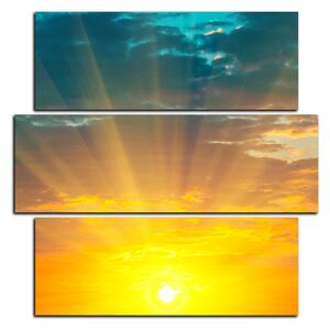 Obraz na plátně - Západ slunce - čtverec 3200D (75x75 cm)