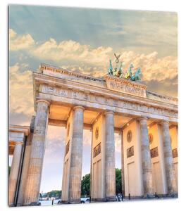 Obraz - Braniborská brána, Berlín, Německo (30x30 cm)