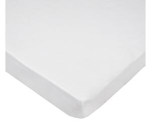 EKO - Nepromokavé prostěradlo s gumičkou JERSEY 120x60 cm bílá