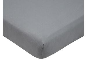 EKO - Nepromokavé prostěradlo s gumičkou JERSEY 120x60 cm šedá