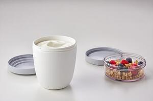 Svačinová dóza na jogurt Ellipse, 420ml, Mepal, bílá