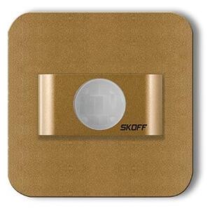 Senzor pohybu PIR Skoff Salsa matná mosaz IP20 MC-SAL-M-0 10V