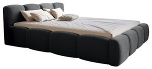 ČALOUNĚNÁ POSTEL, 160/200 cm, černá Carryhome - Postele s úložným prostorem, Online Only