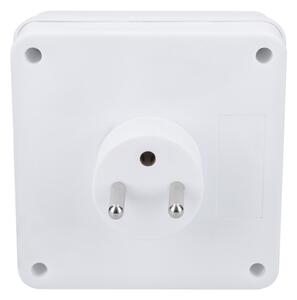 Solight P108 - Rozbočovací zásuvka 4x 10A bílá