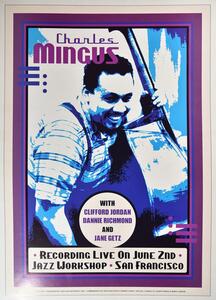 Koncertní plakát Charles Mingus, San Francisco 1964