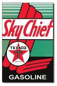 Plechová cedule Texaco - Sky Chief 22 cm x 40 cm
