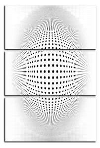 Obraz na plátně - Abstraktní geometrická sfera - obdélník 7218B (120x80 cm)
