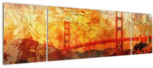 Obraz - Golden Gate, San Francisco, Kalifornie (170x50 cm)