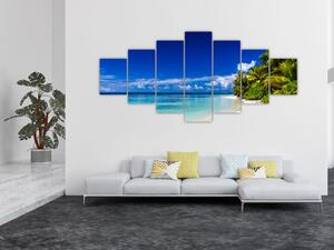 Obraz tropické pláže (210x100 cm)