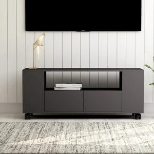 TV stolek šedý 120 x 35 x 43 cm dřevotříska