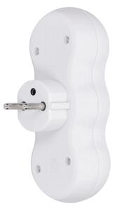Solight P100USBC - Rozbočovací zásuvka s USB A+C nabíječkou 2x10A bílá