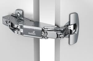 Hettich Sensys 8657i, závěs s nulovým přesahem, Základna závěsu 12,5 mm, TH 53, k zalisování 9099541