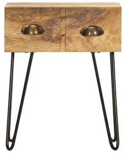 Noční stolek 40 x 30 x 50 cm masivní mangovníkové dřevo