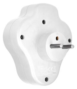 Solight P99USBC- Rozbočovací zásuvka s USB A+C nabíječkou a vypínačem 2x10A bílá