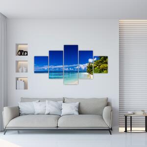 Obraz tropické pláže (125x70 cm)