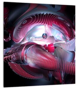 Obraz - Abstrakce, vesmírní červi (30x30 cm)
