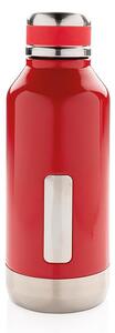 Nepropustná vakuová lahev z nerezové oceli, 500 ml, XD Design, červená