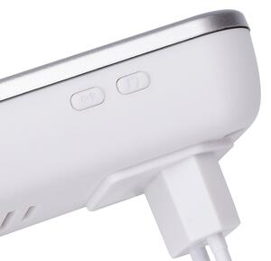 Aigostar - Bezdrátový zvonek do zásuvky 230V IP44 bílá
