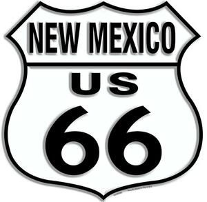 Plechová cedule Route 66 New Mexico Shield 30cm x 30cm