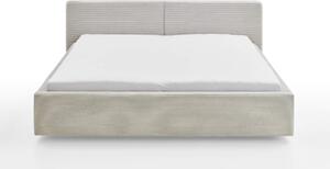 Dvoulůžková postel bucca 180 x 200 cm manšestr béžová