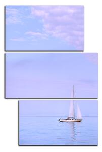 Obraz na plátně - Plachetnice na moři - obdélník 7248D (90x60 cm)