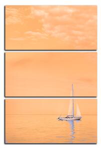 Obraz na plátně - Plachtenica na moři - obdélník 7248FB (90x60 cm )