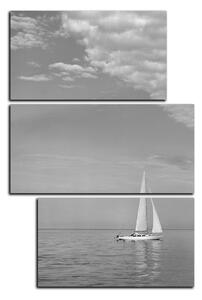 Obraz na plátně - Plachetnice na moři - obdélník 7248QD (90x60 cm)
